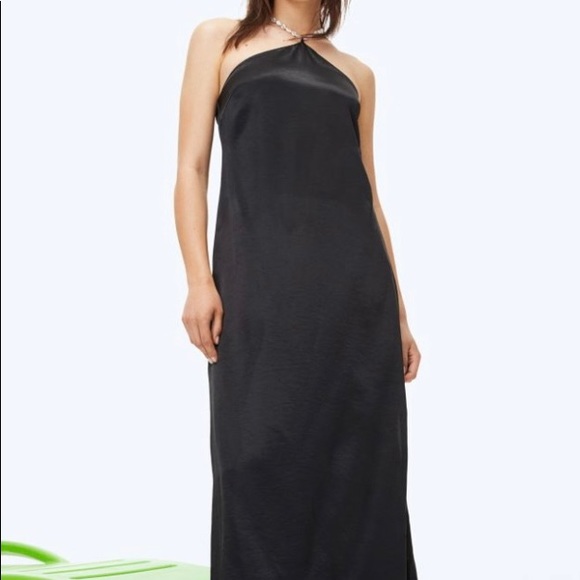 h&m satin halterneck dress H&M Maxi Halterneck Dress at Hamilton Place in Chattanooga, TN